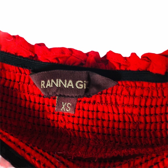 Ranna Gill Off the Shoulder Embroidered Dress - Picture 9 of 11